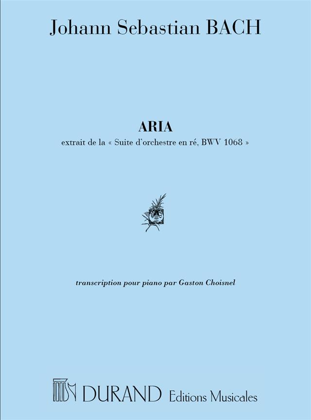 Aria (Extraite De La Suite D'Orchestre En Re) - na klavír